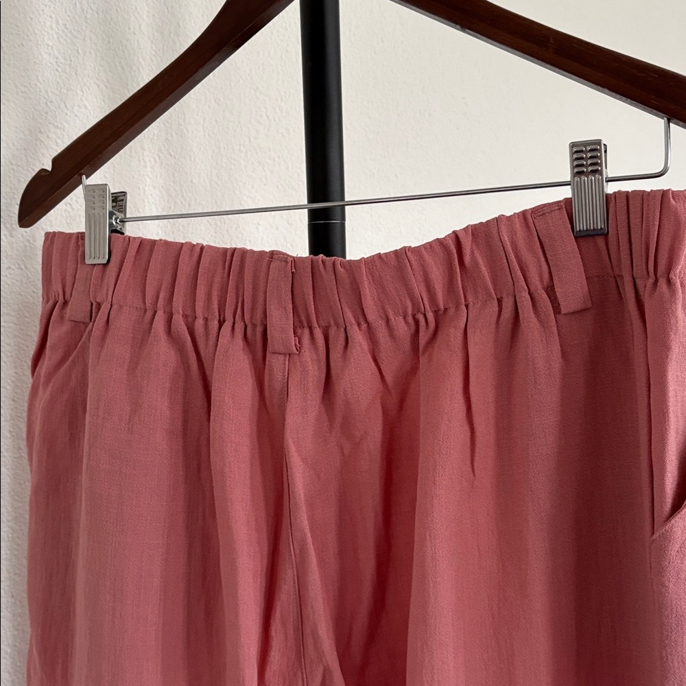 Halara High Waisted Pocket Wide Leg Flowy Solid Palazzo NWT Size L - Picture 11 of 12